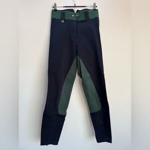 Vintage Cambria Full Seat Equestrian Breeches Navy Riding Pants 28R See Measures